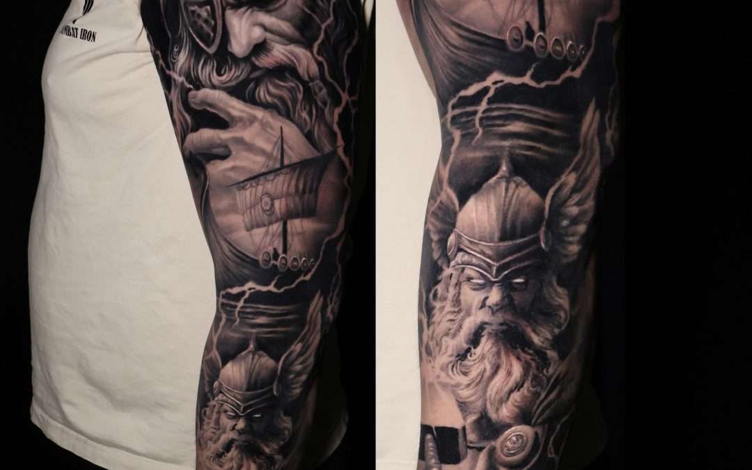 Norse Mythology Sleeve Tattoo Ideas That Last