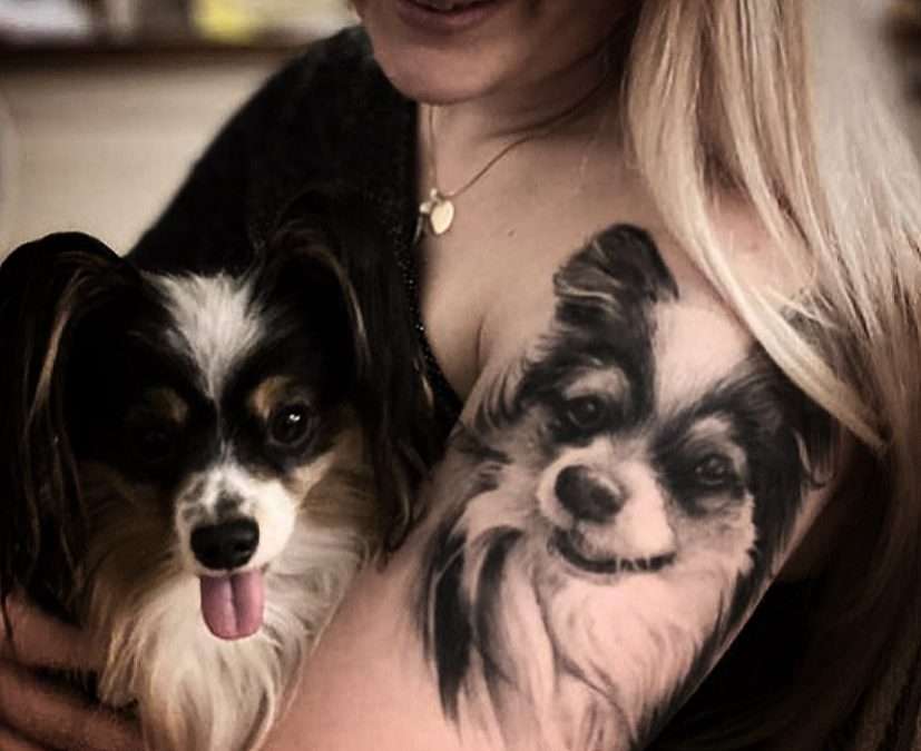 Djurporträtt tatuering realism som känns levande