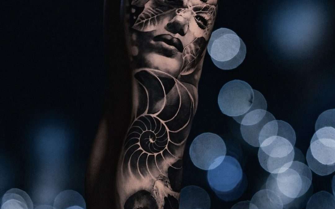 Surreal Black and Gray Tattoo Göteborg